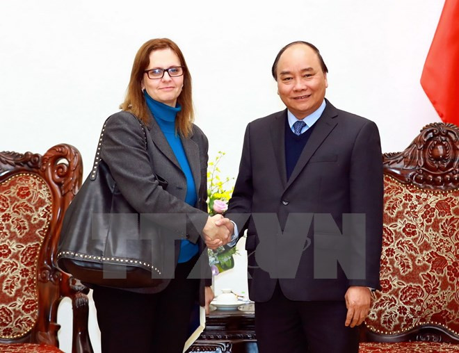 越南政府总理阮春福会见以色列驻越大使 ảnh 1 越南政府总理阮春福会见以色列驻越大使 ảnh 1