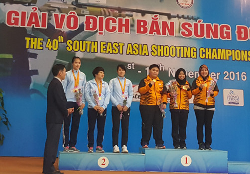 2016年东南亚射击锦标赛落幕 31项纪录被打破 ảnh 1 2016年东南亚射击锦标赛落幕 31项纪录被打破 ảnh 1