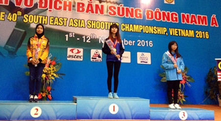 第40届东南亚射击锦标赛：广宁省年轻射手夺6枚奖牌 ảnh 1