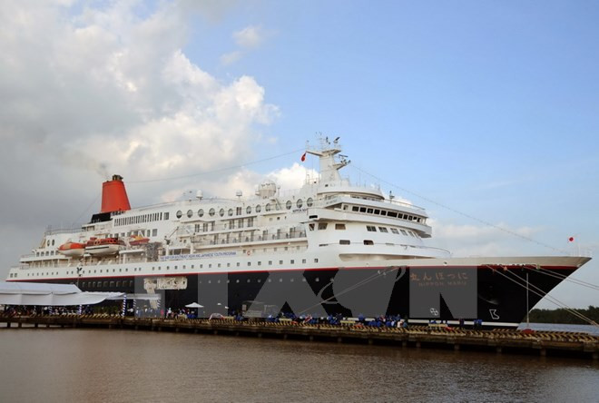 东南亚与日本青年船抵达越南胡志明市 ảnh 1