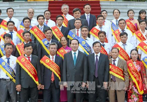 陈大光主席:农业和农村工业化和现代化是越南首要任务之一 ảnh 1 陈大光主席:农业和农村工业化和现代化是越南首要任务之一 ảnh 1