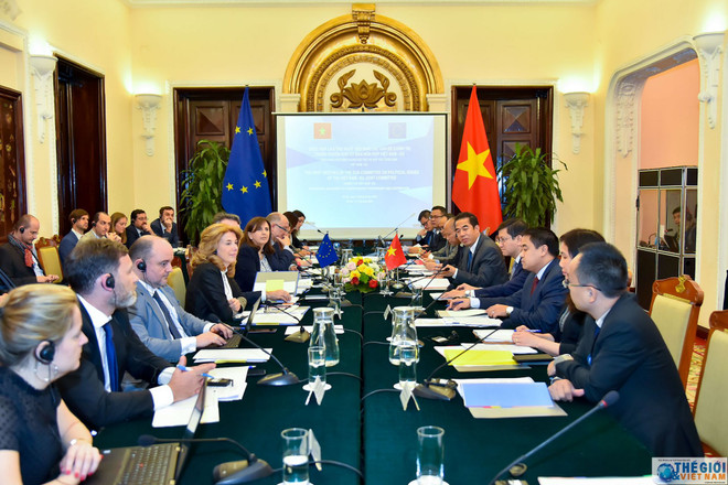 越南-欧盟政治事务小组第一次会议新闻公报 ảnh 1 越南-欧盟政治事务小组第一次会议新闻公报 ảnh 1