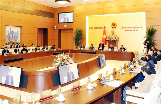 国会常委会第42次会议正式开幕 ảnh 2