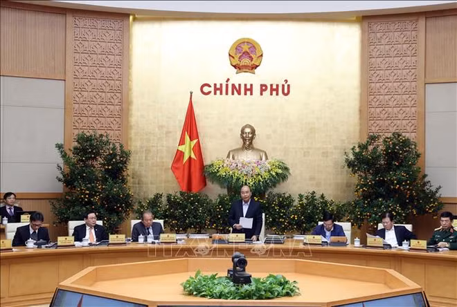 越南政府2020年1月例行会议决议：重点强化疫情防控工作和维护宏观经济稳定 ảnh 1