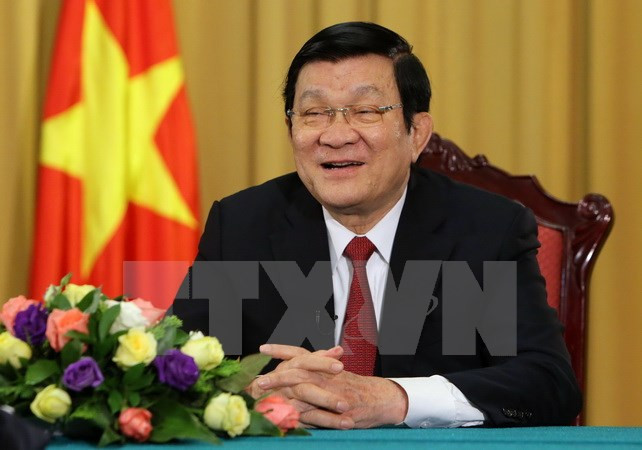 越南国家主席张晋创:上下齐心 攻坚克难 砥砺前行 ảnh 1 越南国家主席张晋创:上下齐心 攻坚克难 砥砺前行 ảnh 1