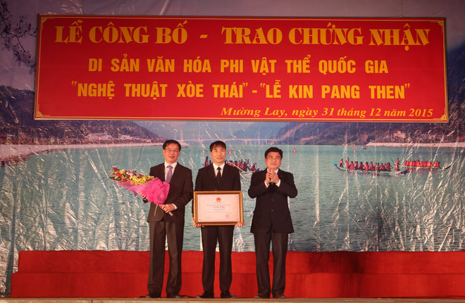 奠边省泰族“金邦天”节和“群人舞”艺术入选国家级非物质文化遗产名单 ảnh 1 奠边省泰族“金邦天”节和“群人舞”艺术入选国家级非物质文化遗产名单 ảnh 1