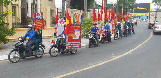 胡志明市青年团员加强宣传 营造换届选举浓厚氛围 ảnh 1 胡志明市青年团员加强宣传 营造换届选举浓厚氛围 ảnh 1