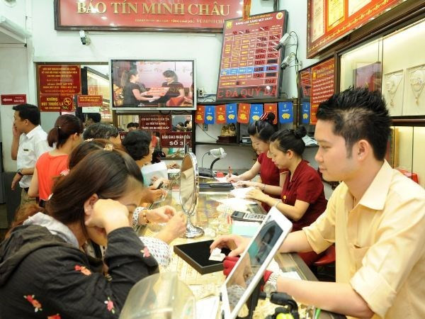 5月11日上午越南国内市场黄金价格上调5万越盾 ảnh 1