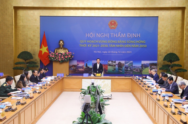 陈红河副总理主持召开红河三角洲地区规划审定会议 ảnh 1 陈红河副总理主持召开红河三角洲地区规划审定会议 ảnh 1