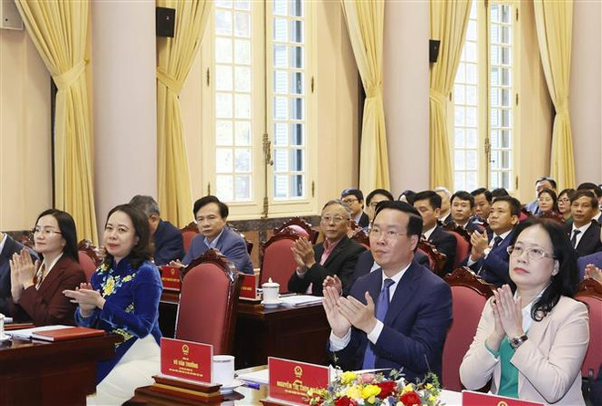 国家主席武文赏出席国家主席办公室2024年任务部署会议 ảnh 1