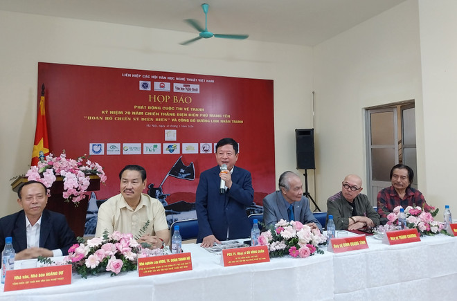 奠边府大捷70周年绘画创作大赛在全国范围内启动 ảnh 1