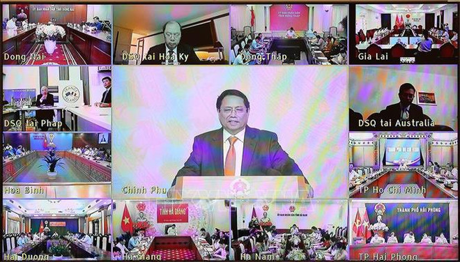 越南政府总理范明政主持召开经济外交工作会议 ảnh 2 越南政府总理范明政主持召开经济外交工作会议 ảnh 2