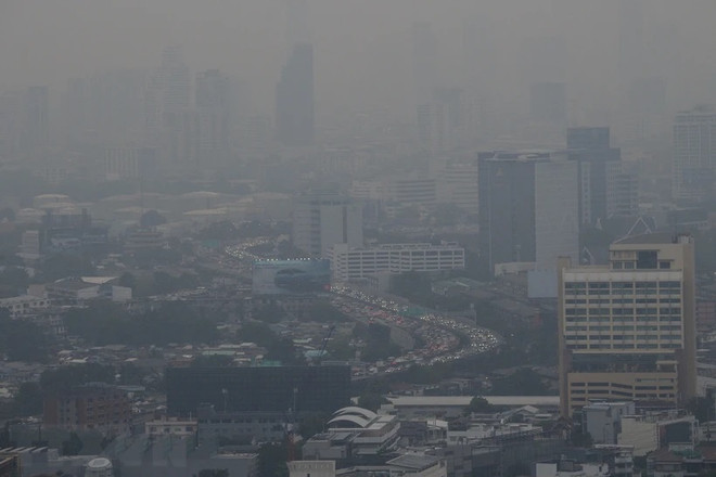 泰国曼谷空气污染严重，市政府呼吁市民在家办公 ảnh 1