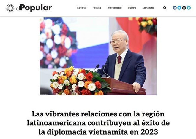 南美媒体高度评价越南“竹子外交”理念 ảnh 1 南美媒体高度评价越南“竹子外交”理念 ảnh 1
