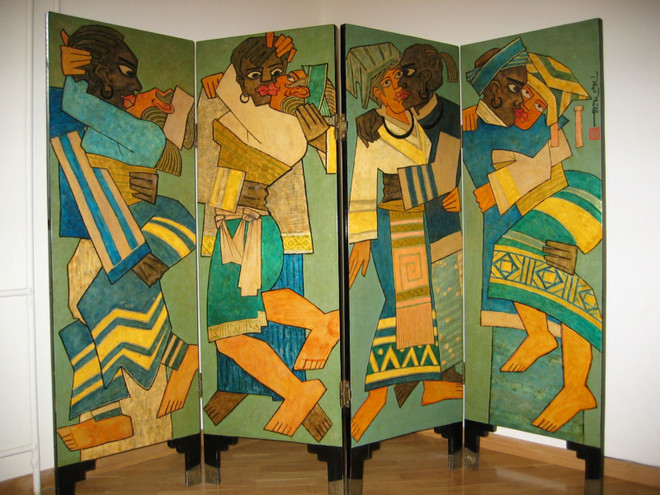 越南美术博物馆接收两件从欧洲归还的艺术作品 ảnh 2 越南美术博物馆接收两件从欧洲归还的艺术作品 ảnh 2