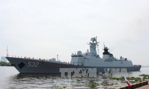 中国海军舰艇编队访问越南胡志明市 ảnh 1 中国海军舰艇编队访问越南胡志明市 ảnh 1