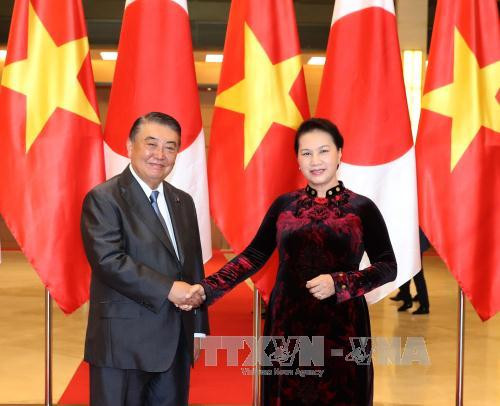 国会主席阮氏金银与日本国会众议院议长大岛理森举行会谈 ảnh 1 国会主席阮氏金银与日本国会众议院议长大岛理森举行会谈 ảnh 1