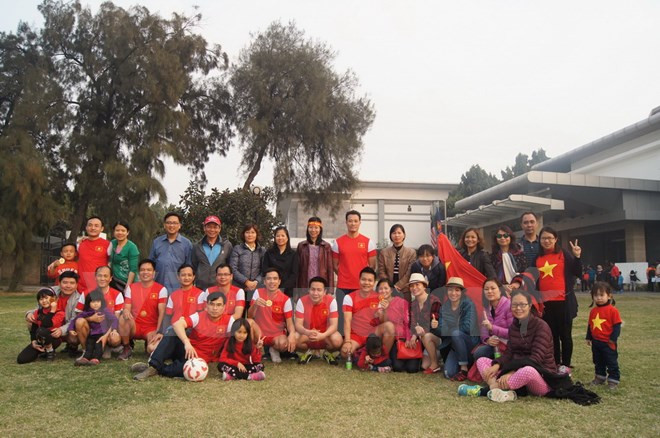 东盟驻印使馆足球联赛越南队夺冠 ảnh 1 东盟驻印使馆足球联赛越南队夺冠 ảnh 1