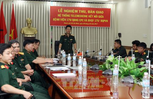 越南人民军援建柬埔寨军队医院远程医疗系统投入使用 ảnh 1