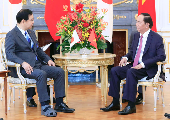 越南国家主席陈大光会见日本共产党主席 ảnh 2 越南国家主席陈大光会见日本共产党主席 ảnh 2