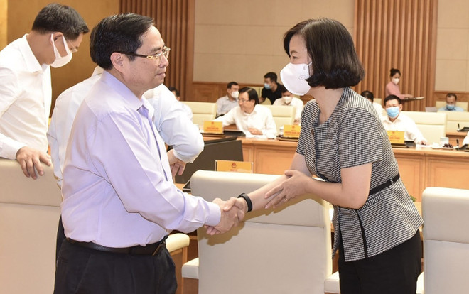 政府总理范明政:政府高度评价新闻机构的活动并为其创造有利条件 ảnh 1 政府总理范明政:政府高度评价新闻机构的活动并为其创造有利条件 ảnh 1