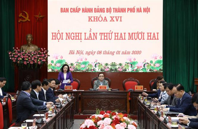 2020年河内市委将集中落实9大核心任务 ảnh 1 2020年河内市委将集中落实9大核心任务 ảnh 1