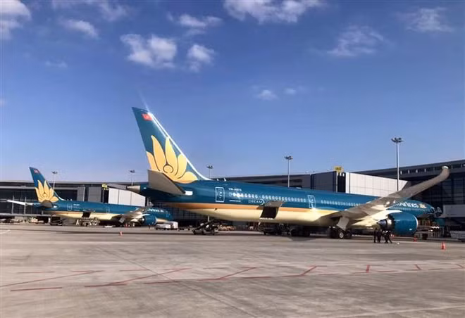 越航正式将波音787-10梦想飞机执飞上海至胡志明市航线 ảnh 1