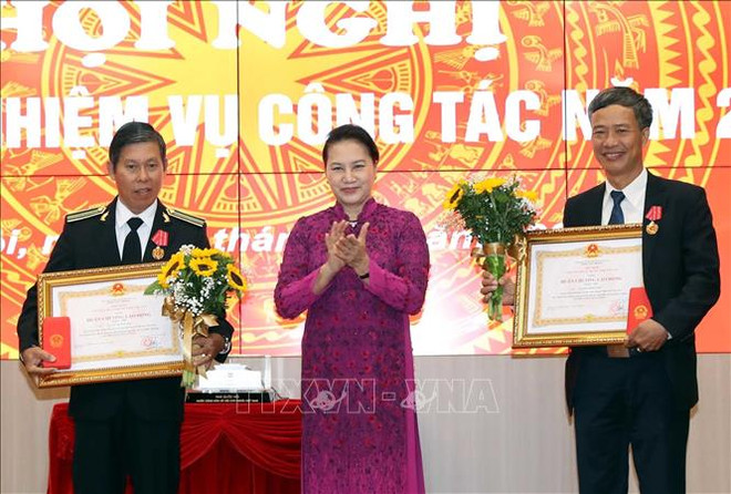 国会主席阮氏金银出席国家审计署举行的2020年工作部署会议 ảnh 1 国会主席阮氏金银出席国家审计署举行的2020年工作部署会议 ảnh 1