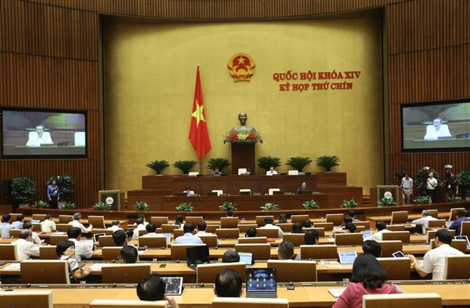 国会表决通过四部法律并对两部法律草案提出意见 ảnh 1