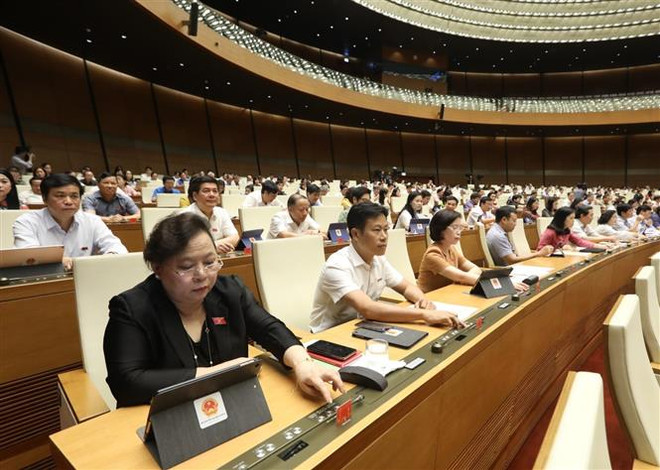 国会表决通过四部法律并对两部法律草案提出意见 ảnh 2