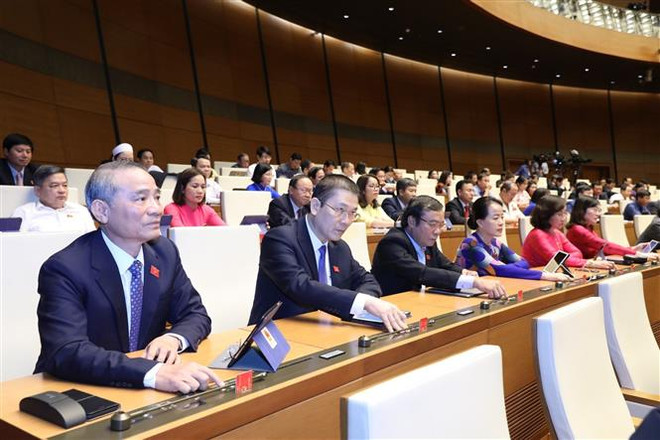 越南第十四届国会第九次会议：越南国会通过成立国家选举委员会的决议 ảnh 2