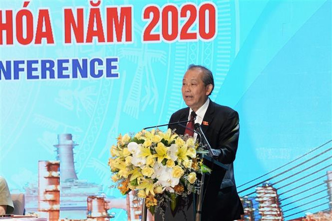 清化省在2020年清化省投资促进会议上招商引资125亿美元 ảnh 2 清化省在2020年清化省投资促进会议上招商引资125亿美元 ảnh 2