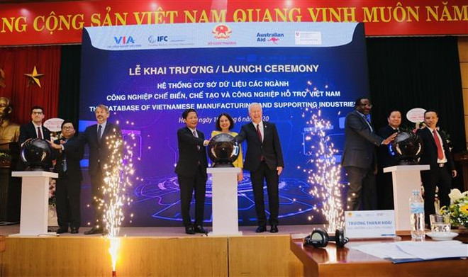越南辅助工业数据库系统正式亮相 ảnh 1