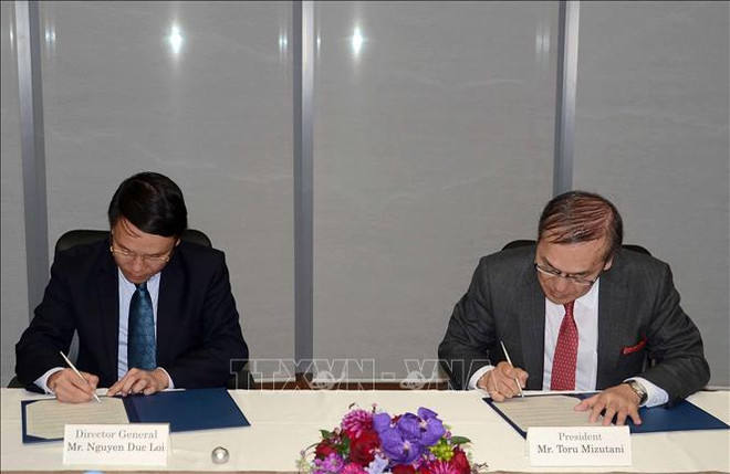 越南通讯社社长阮德利率团对日本进行工作访问 ảnh 1