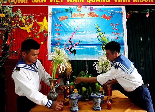 长沙岛县驻军战士和居民欢度温馨春节 ảnh 2 长沙岛县驻军战士和居民欢度温馨春节 ảnh 2