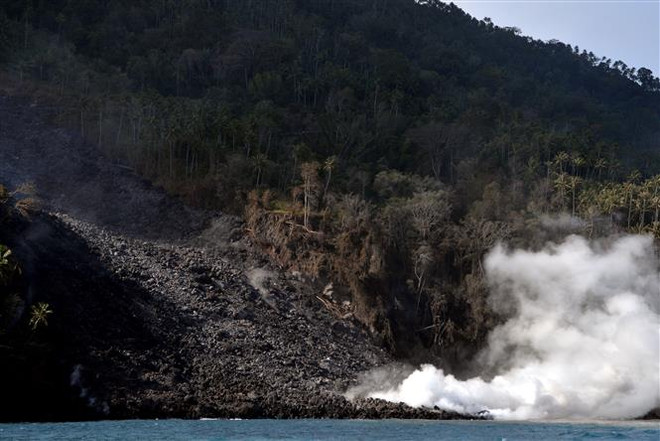 印尼疏散卡兰格唐火山附近地区1000余名居民 ảnh 1 印尼疏散卡兰格唐火山附近地区1000余名居民 ảnh 1