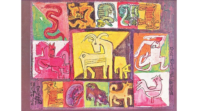 怀念乡村春节，谈起东胡年画 ảnh 1