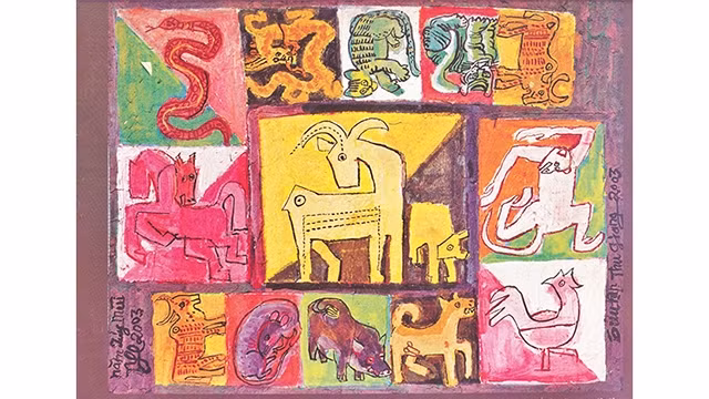 怀念乡村春节,谈起东胡年画 ảnh 1 怀念乡村春节,谈起东胡年画 ảnh 1