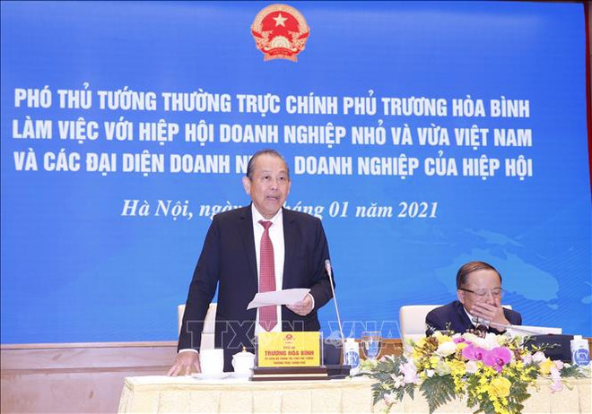 政府副总理张和平:企业和企业家在国家经济社会发展中具有重要位置 ảnh 1 政府副总理张和平:企业和企业家在国家经济社会发展中具有重要位置 ảnh 1