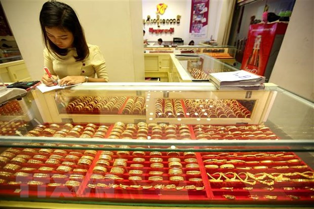 今日上午越南国内市场黄金价格大幅下跌 ảnh 1