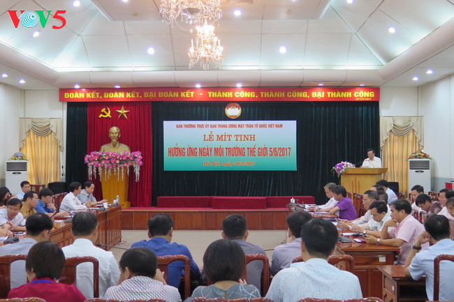 越南响应2017年世界环境日 ảnh 1 越南响应2017年世界环境日 ảnh 1