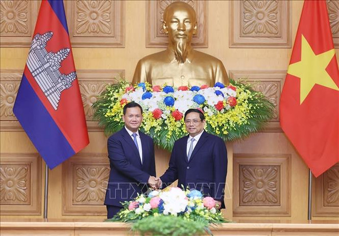 柬埔寨王国首相圆满结束对越南进行的正式访问 ảnh 1 柬埔寨王国首相圆满结束对越南进行的正式访问 ảnh 1
