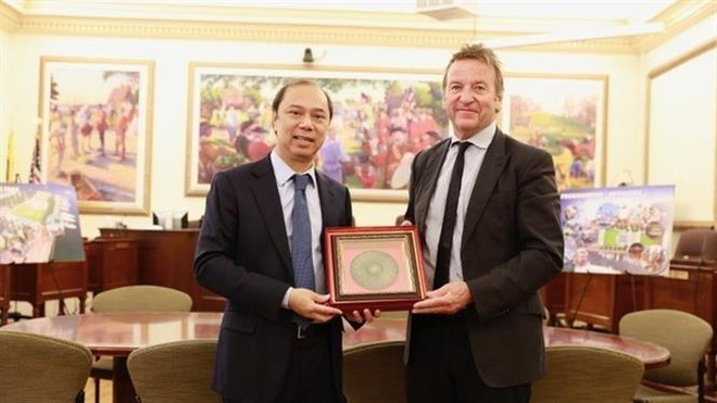 越南驻美大使阮国勇对美国马里兰州进行工作访问 ảnh 1 越南驻美大使阮国勇对美国马里兰州进行工作访问 ảnh 1