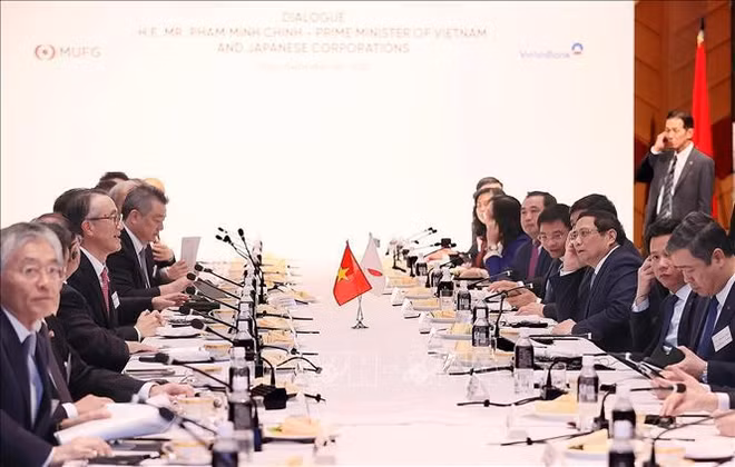 越南政府总理范明政就绿色转型与日本企业进行座谈 ảnh 1 越南政府总理范明政就绿色转型与日本企业进行座谈 ảnh 1