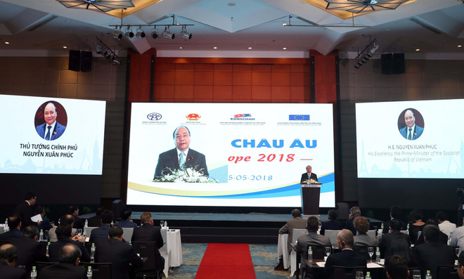 阮春福总理：国际伙伴的有效配合成为越南经济活跃发展的重要推手 ảnh 1