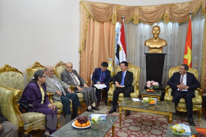 越共中央宣教部部长武文赏对埃及进行工作访问 ảnh 2 越共中央宣教部部长武文赏对埃及进行工作访问 ảnh 2