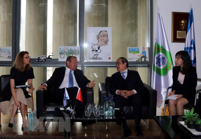 胡志明市市委书记阮善仁会见以色列特拉维夫市长罗恩·胡尔代 ảnh 1  胡志明市市委书记阮善仁会见以色列特拉维夫市长罗恩·胡尔代 ảnh 1