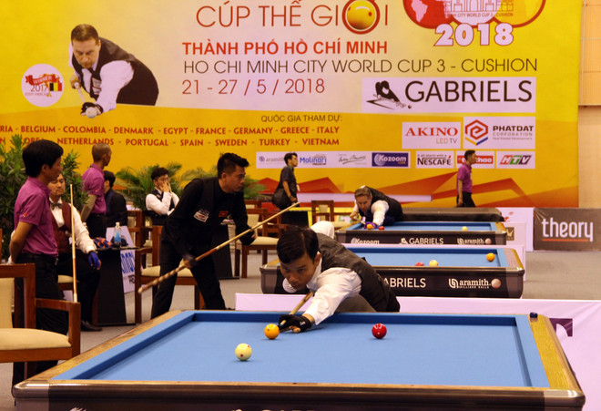 2018年世界杯开伦(三球)台球锦标赛在胡志明市举办 ảnh 1 2018年世界杯开伦(三球)台球锦标赛在胡志明市举办 ảnh 1