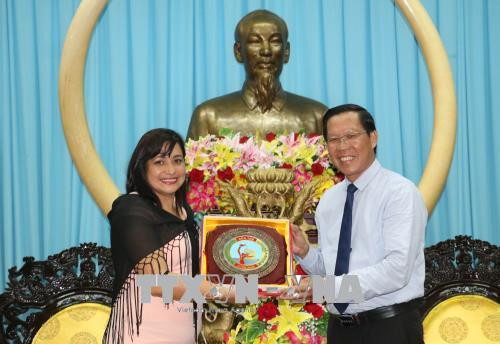 古巴共产主义青年联盟高级代表团造访槟椥省 ảnh 1