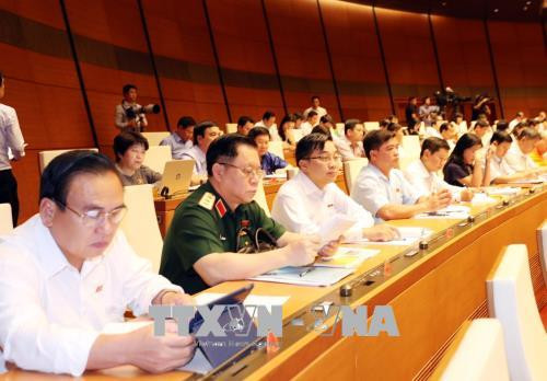 越南第十四届国会第五次会议今日就3部法律草案进行讨论 ảnh 1 越南第十四届国会第五次会议今日就3部法律草案进行讨论 ảnh 1